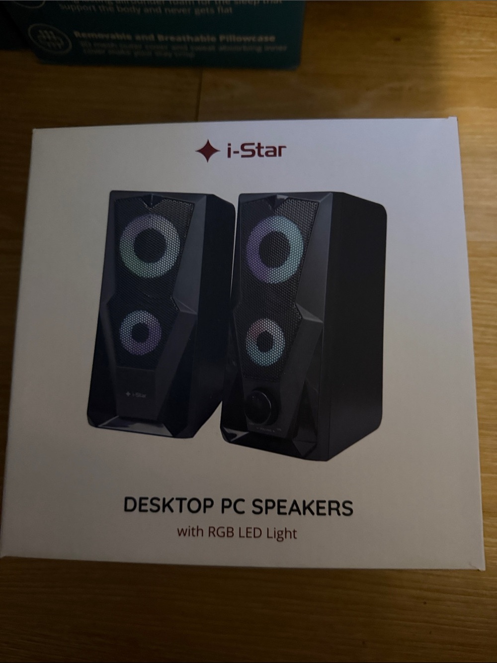 i-Star Desktop PC Speakers with RGB LED Light - Black